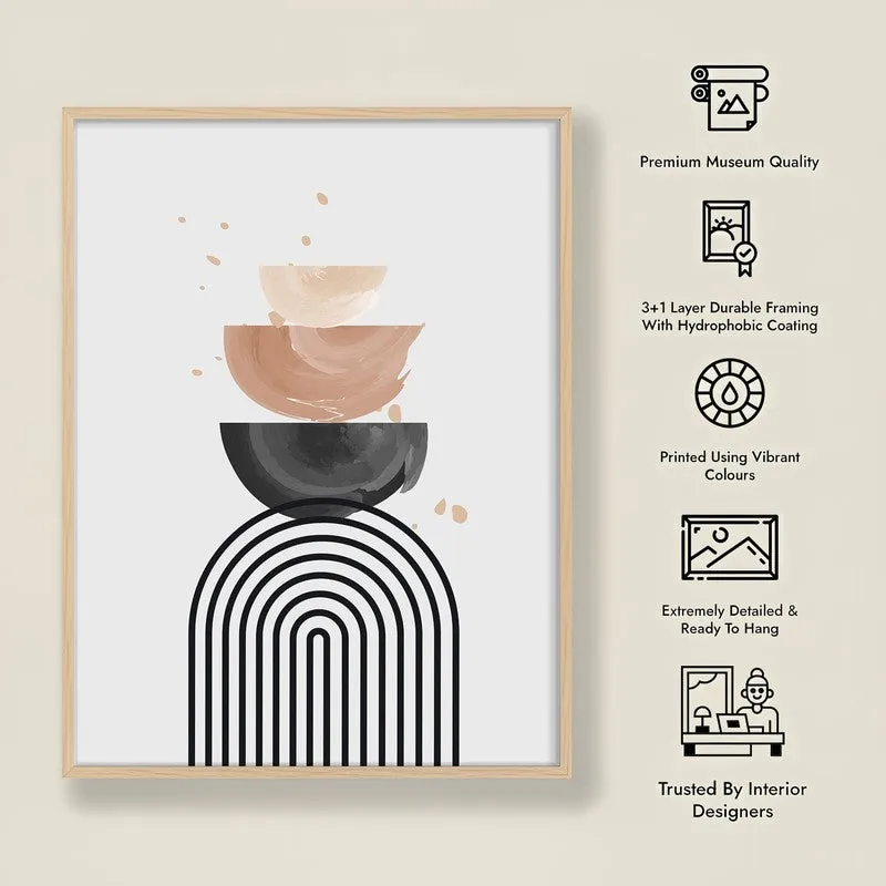 Molten Dreams Archival Canvas Wall Art - Natural Brown Frame media 8