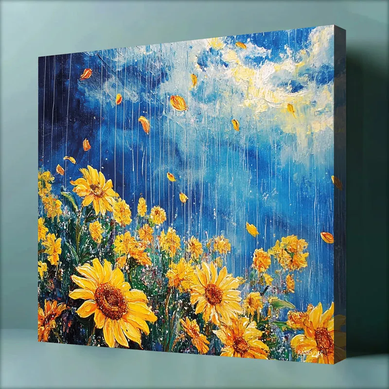 Vangogh's Dream Wall Painting media 7