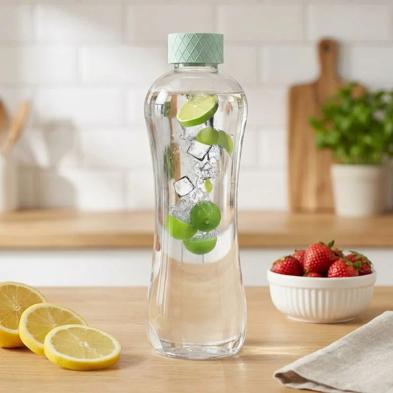 Rioware TrailSip Water Bottle (Green & Transparent) - 1000 mL media 1