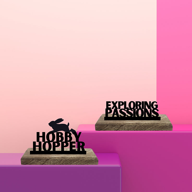 Hobby Hopper Showpiece - Set Of Two