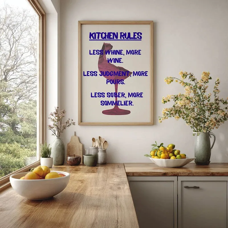 Flavor Font Archival Canvas Wall Art - Brown media 6