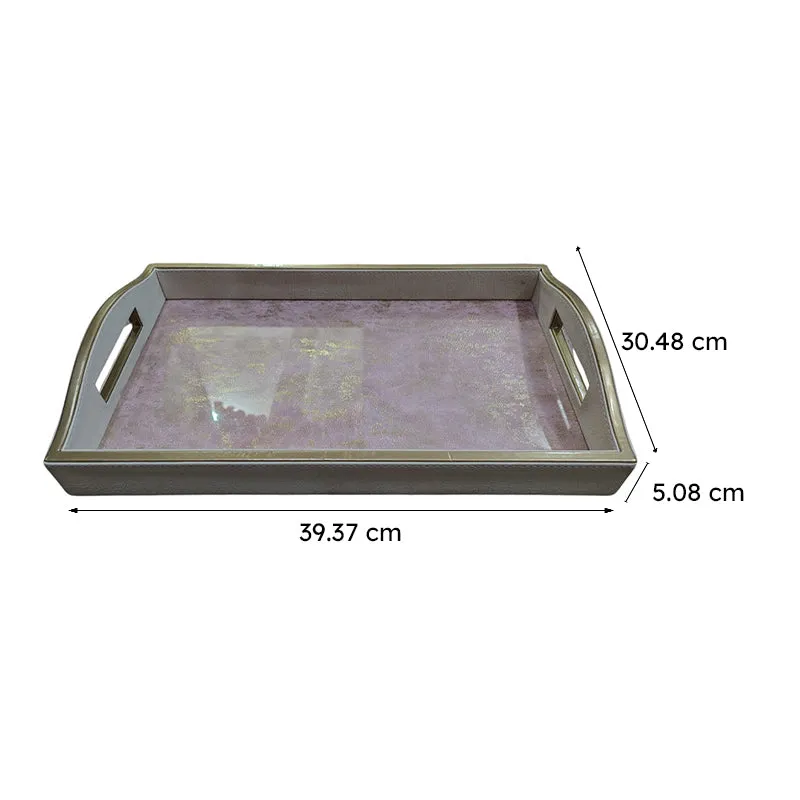 Laune Faux Leather Serving Tray media 6