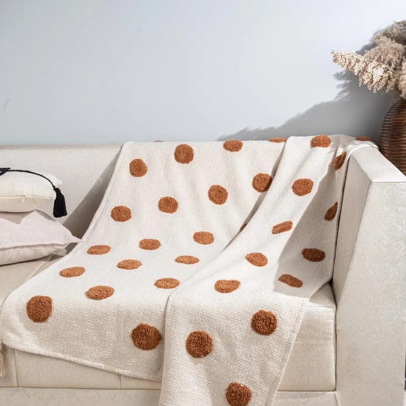 Ivalo Table Tufted Tassled Throw - Rectangle media 1