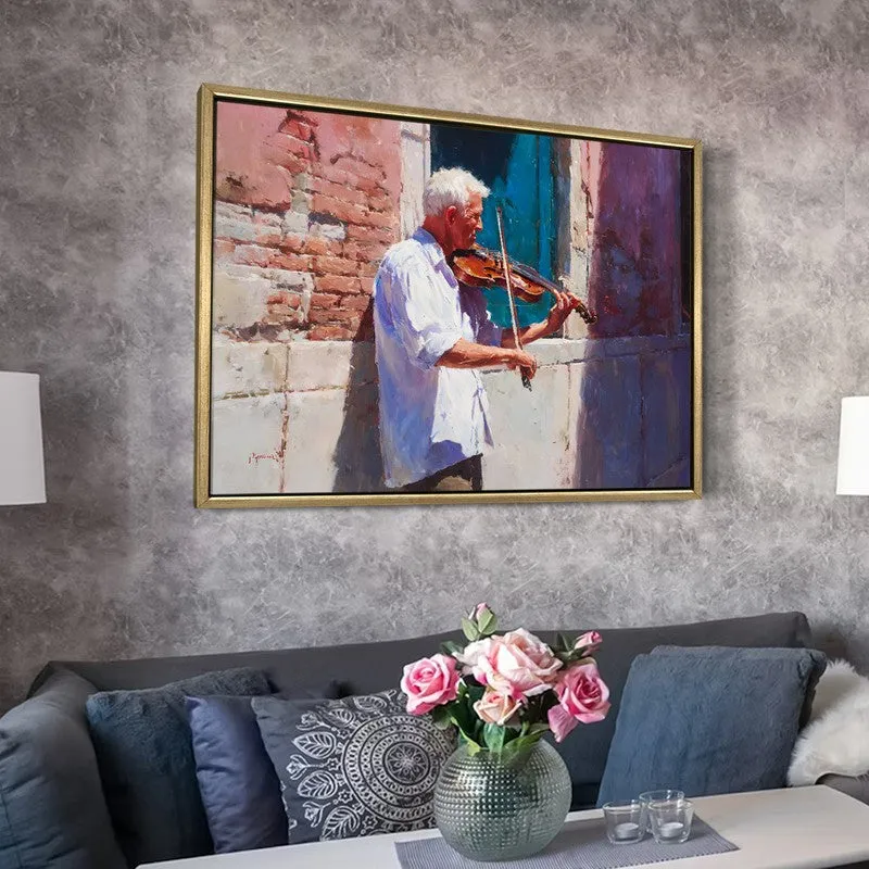 Shadow Strings Canvas Wall Painting With Frame media 6