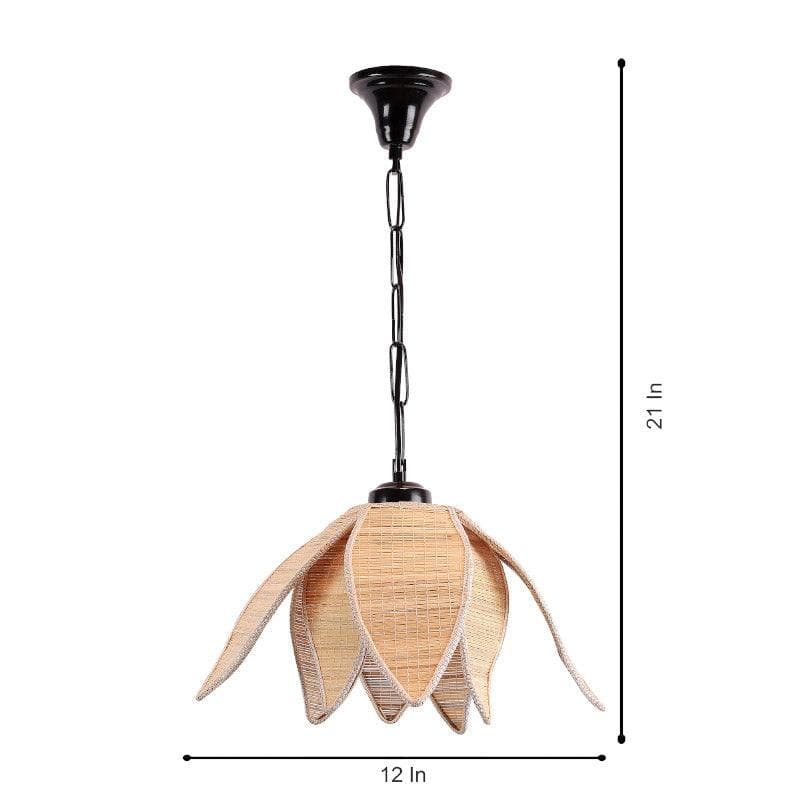 Bloomella Bamboo Petal Ceiling Lamp media 6