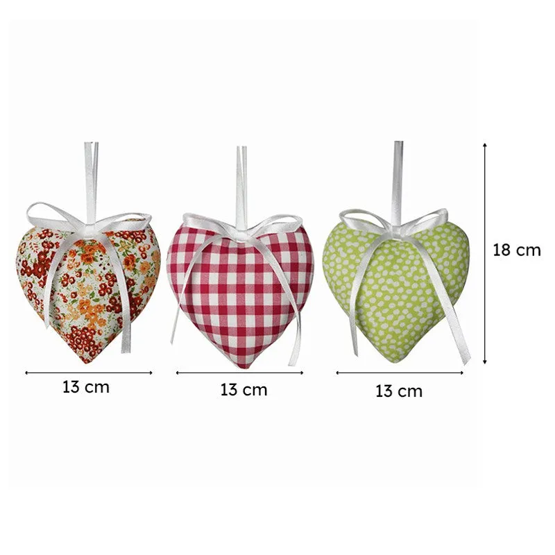 Strawberry Heart Stitch Fabric Wall Accent media 7