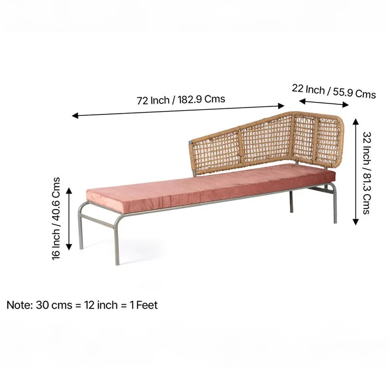 Wexon Metal Bench - Peach media 12