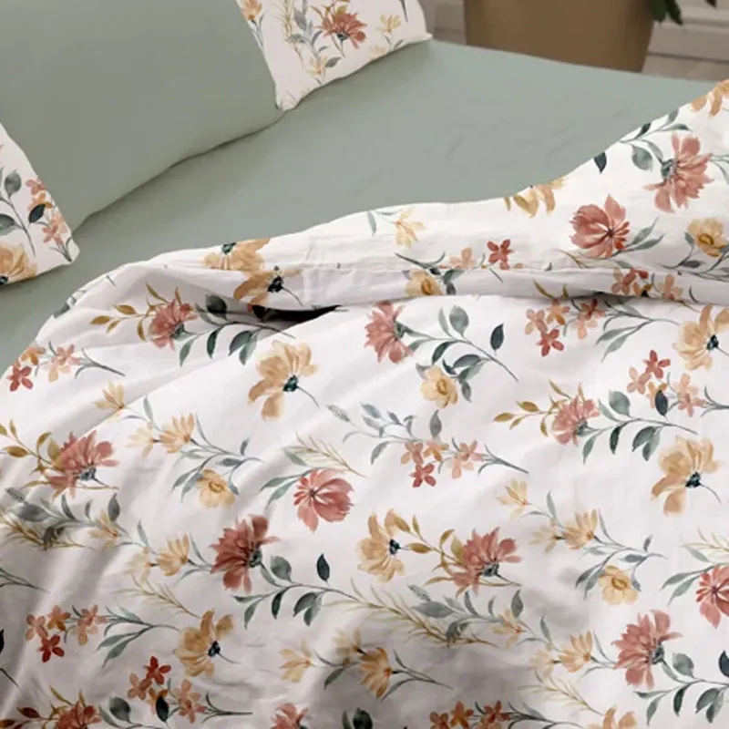 Wild Bloom Printed Cotton Duvet Cover media 5