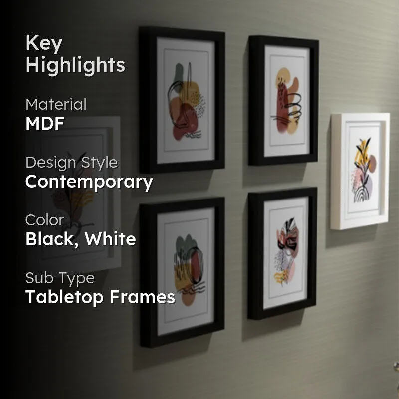 Adiya MDF Photo Frame - Set Of Six media 2