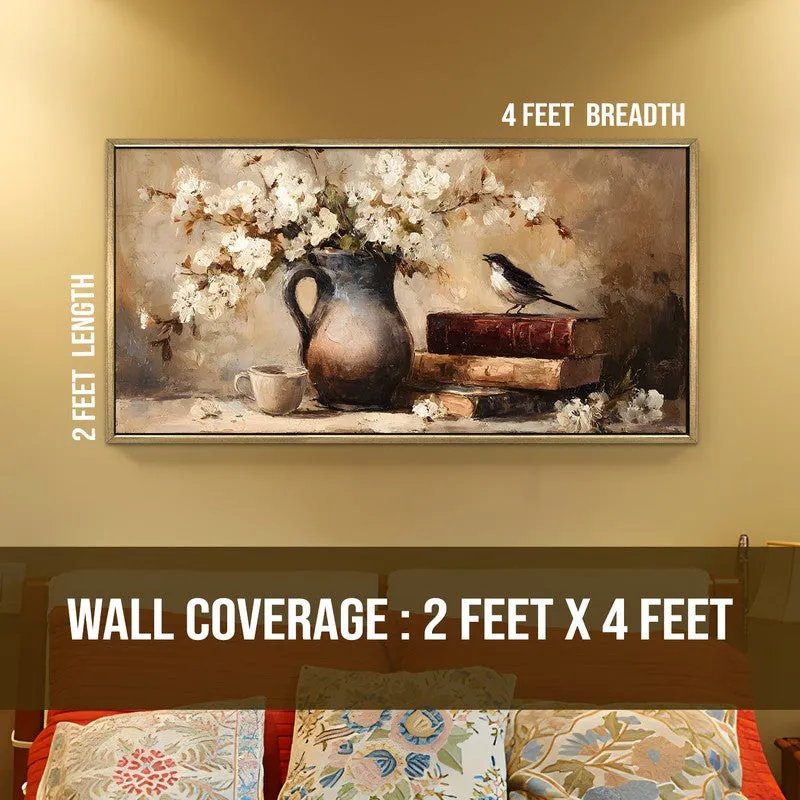 Gentletones Canvas Wall Painting With Frame media 8