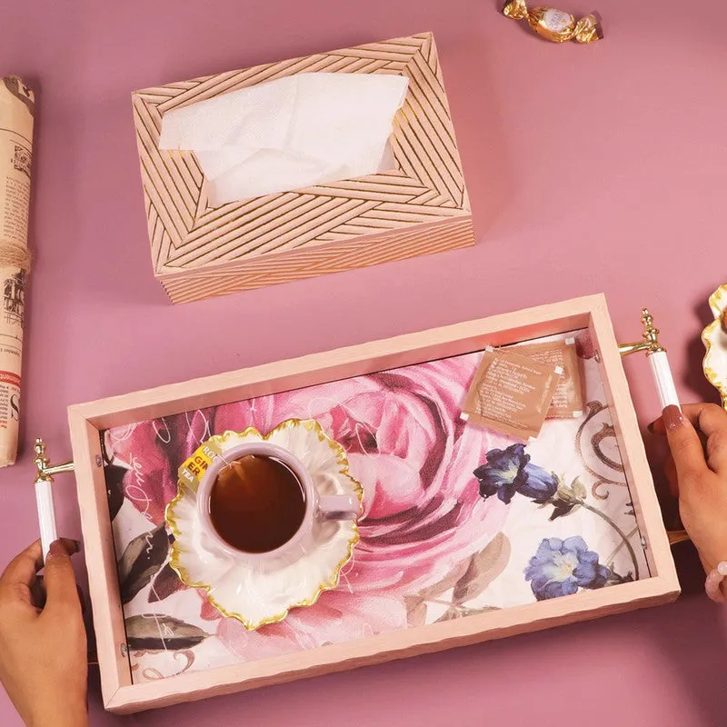 Luxe Tray with Tissue Holder - Two Piece Set media 3