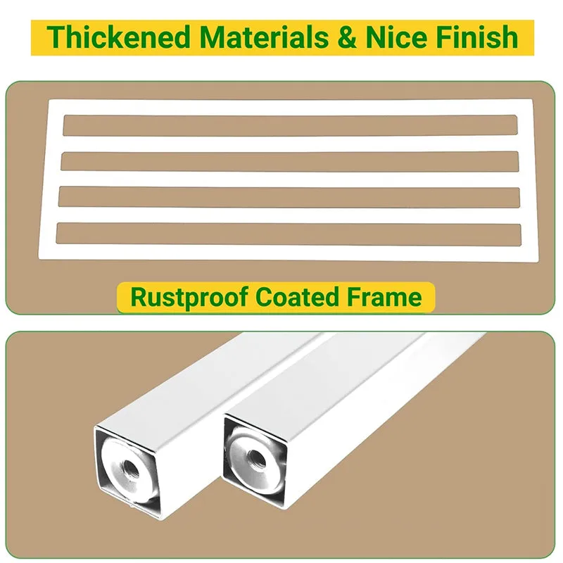 Planar Metal Planter (White) - Set Of Four media 5