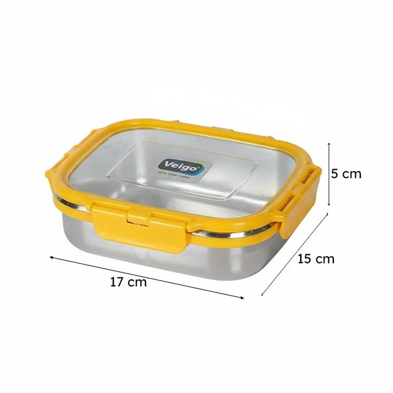 Maxo Munch Airtight Lunch Box (Yellow) - 575 mL media 9