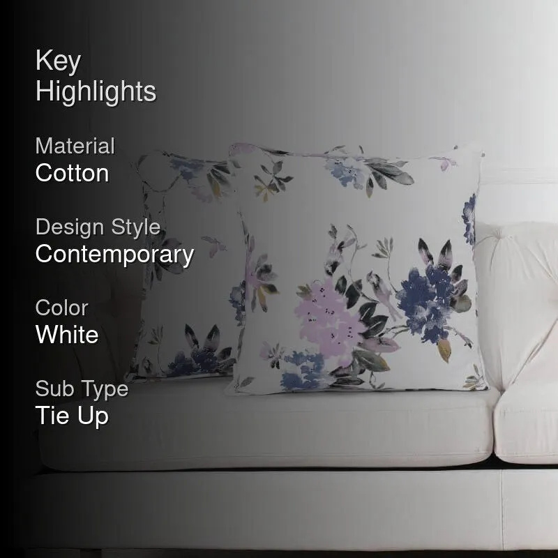 Swayam Pastel Bloom Cushion Cover - Set Of Two media 2