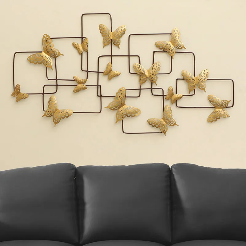 Mariposa Grid Metal Wall Accent media 1