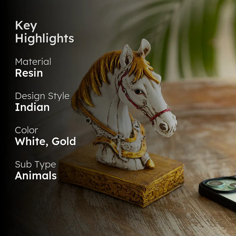 Ashwamugha Resin Showpiece media 2