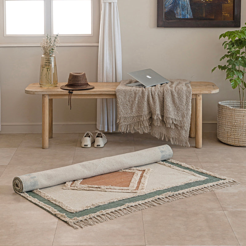 Kael Handwoven Cotton Rug media 6