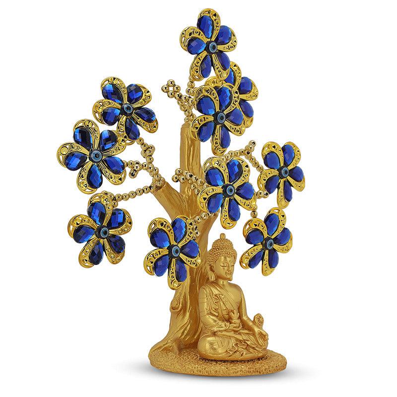 Buddha Floral Tree Of Life Showpiece media 4