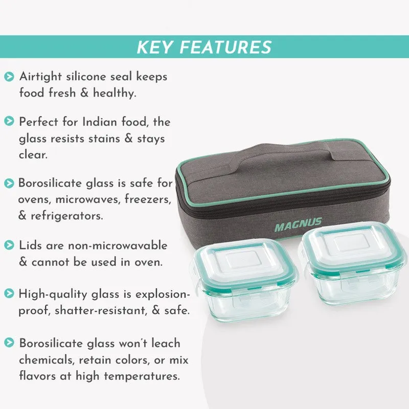 Tifflo Fresh Lunch Box with Lunch Bag - Three Piece Set media 7