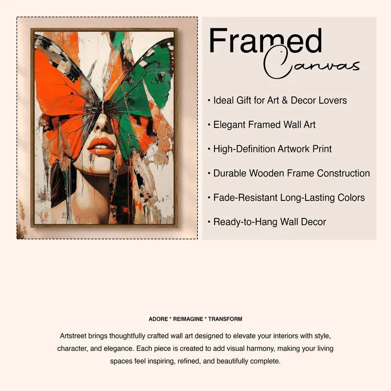 Modern She Canvas Wall Art With Frame media 6