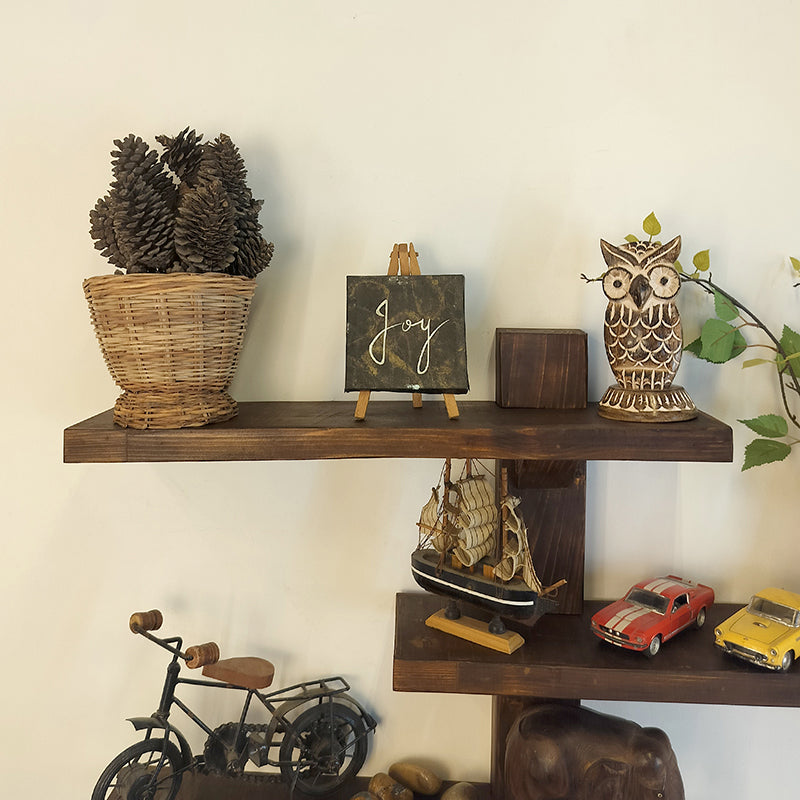 Tribeck Wooden Wall Shelf Organiser media 5