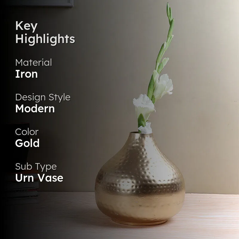 Seraphic Bloom Iron Vase media 2