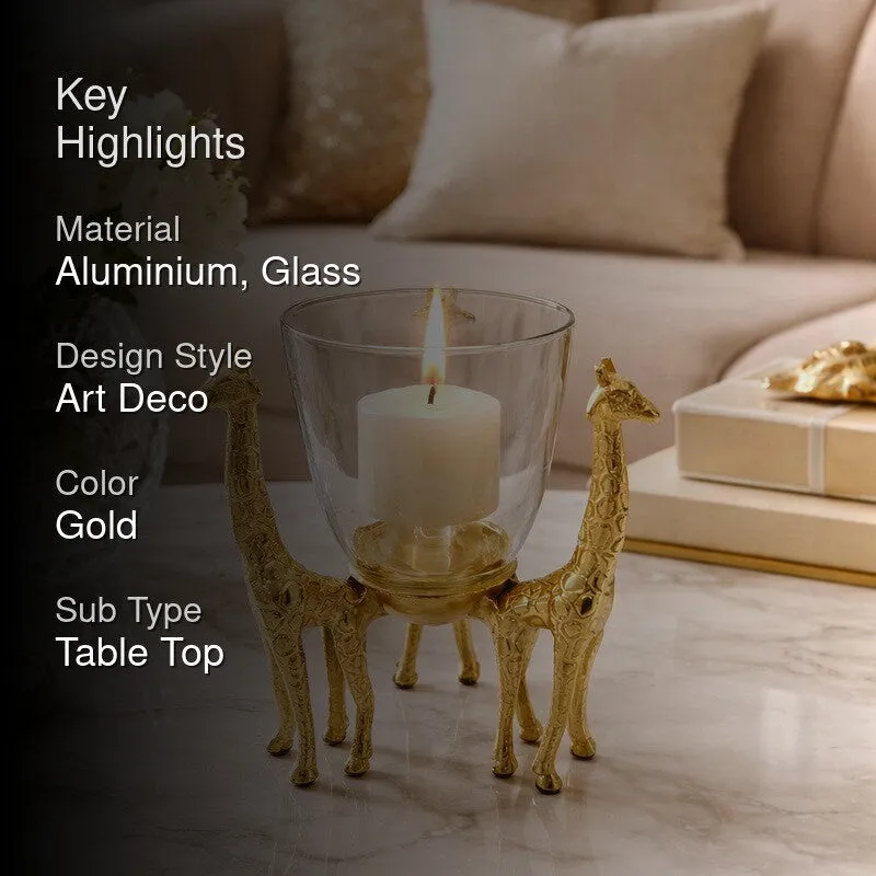 SafariGlow Giraffe Tea Light Candle Holder media 2