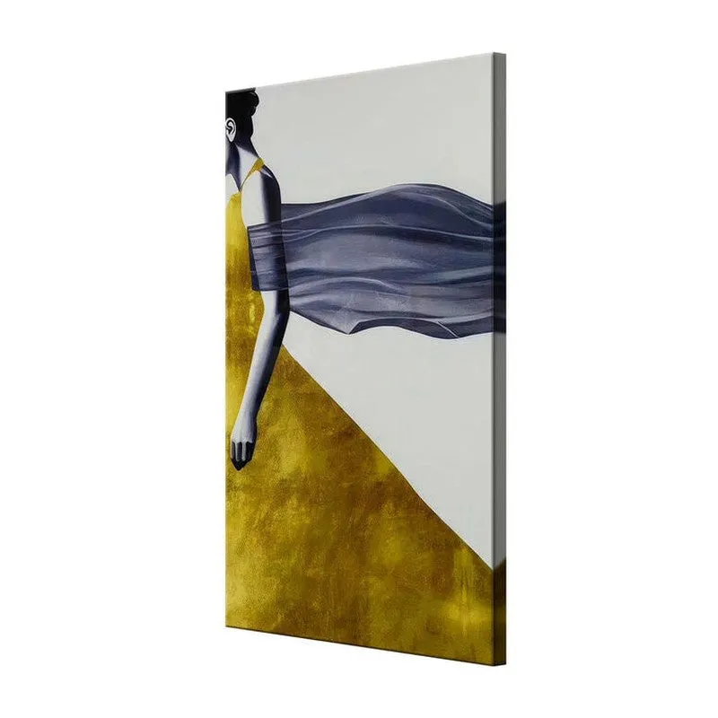 Abstract Woman Wall Painting media 5