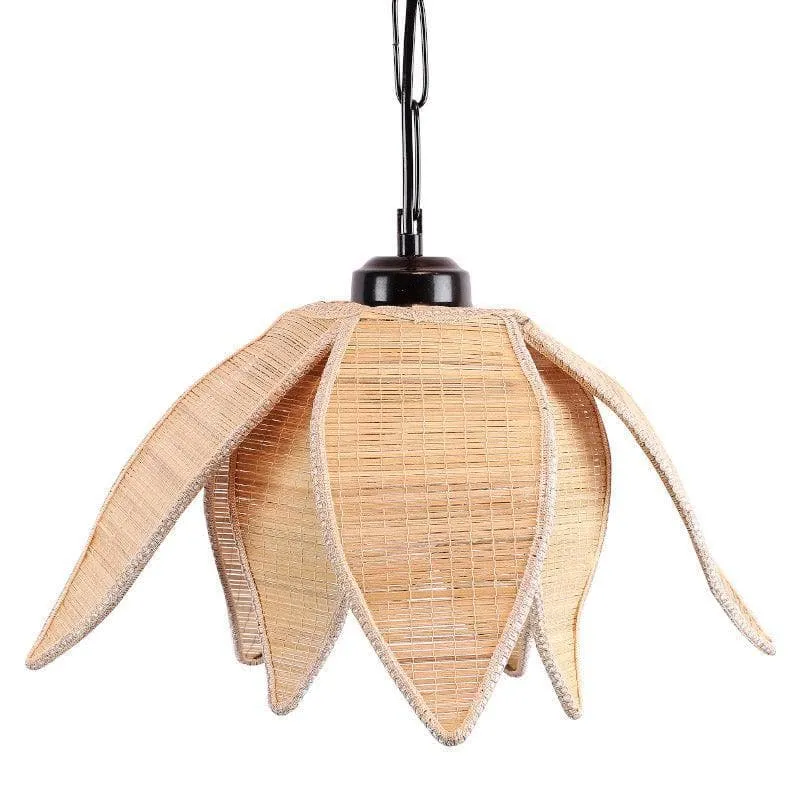 Bloomella Bamboo Petal Ceiling Lamp media 4