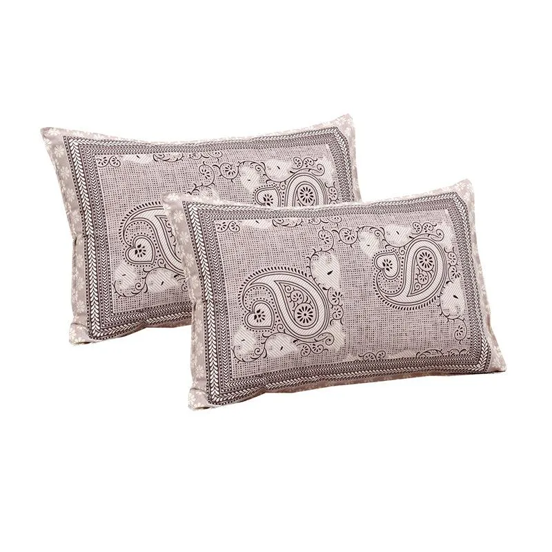 Mukha Ethnic Cotton Bedsheet (Beige) - 180 TC media 5