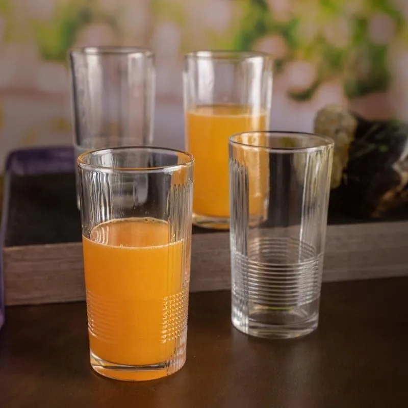Avalon Glass Tumbler (265 ML) - Set Of Six media 1