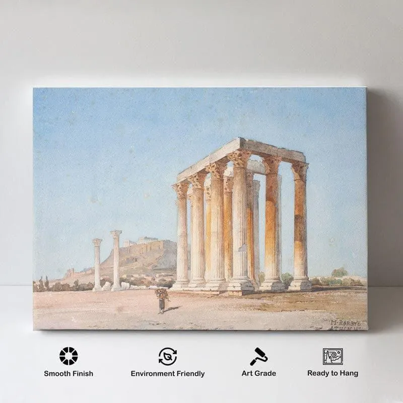 The Temple Canvas Wall Painting - Gallery Wrap media 4