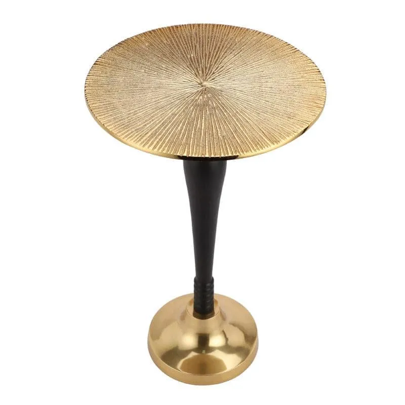 Araban Accent Table - Black & Gold media 3
