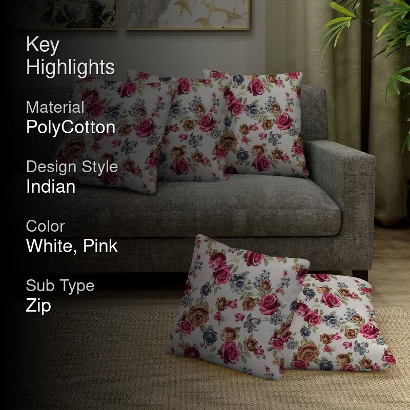 French Roses Cushion Cover - Set Of Five media 2