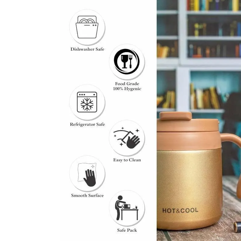 Aonic Stainless Steel Coffee Mug (350 mL) media 5