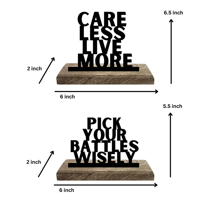 Pick Your Battles Showpiece - Set Of Two media 5