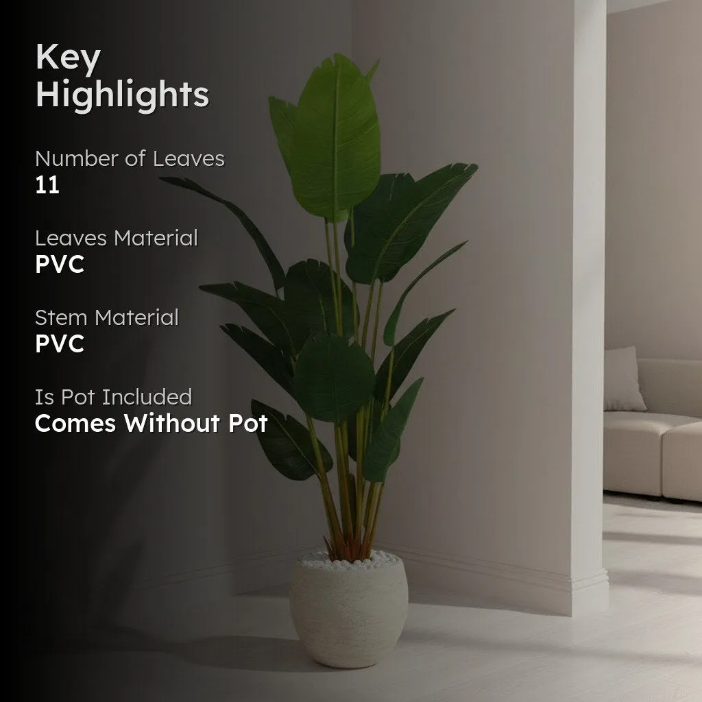 Artificial Travellers Palm Plant Without Pot - 5.9 Feet media 2