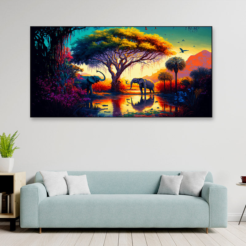 Cybele Magic Islad Canvas Wall Painting