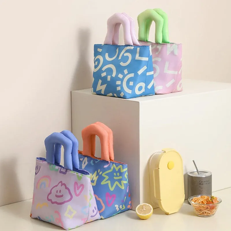 Aqua Art Lunch Bag - Pink media 4