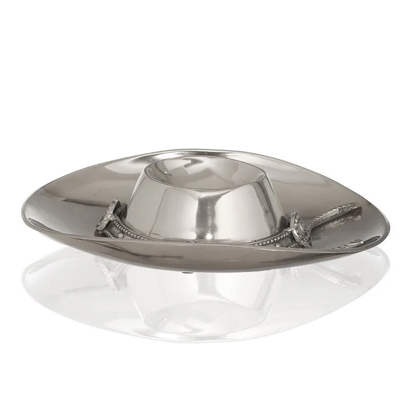 Hat Aluminum Chip & Dip Platter media 5