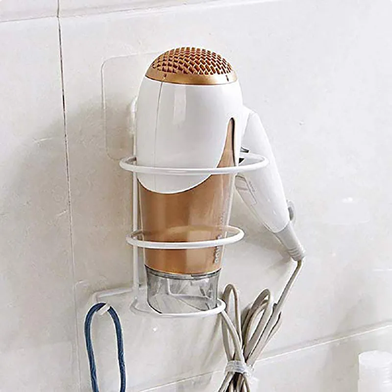 Tressix Metal Hair Dryer Holder - White media 5