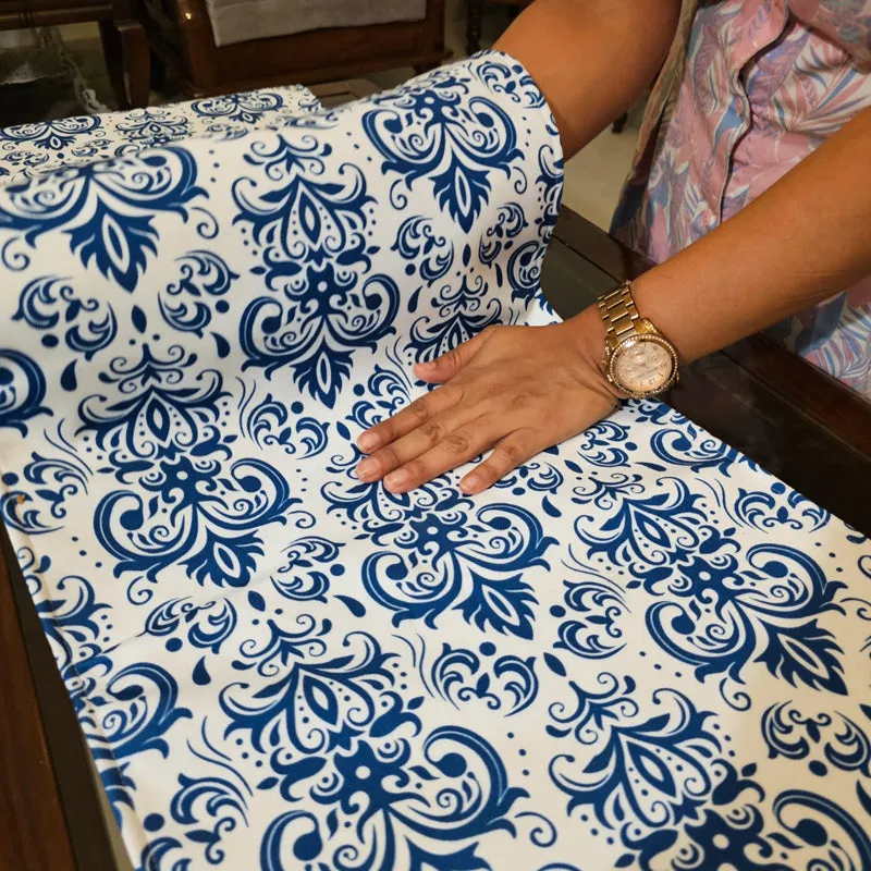 Heritage Motif Poly Canvas Table Runner media 4