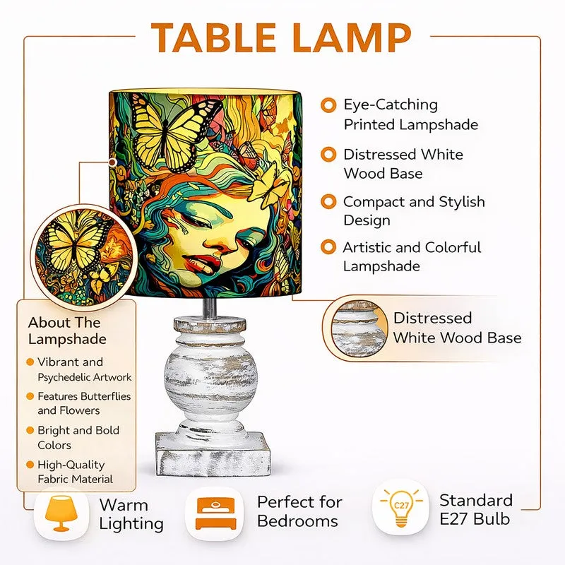 LadyForm Light Wooden Table Lamp media 4