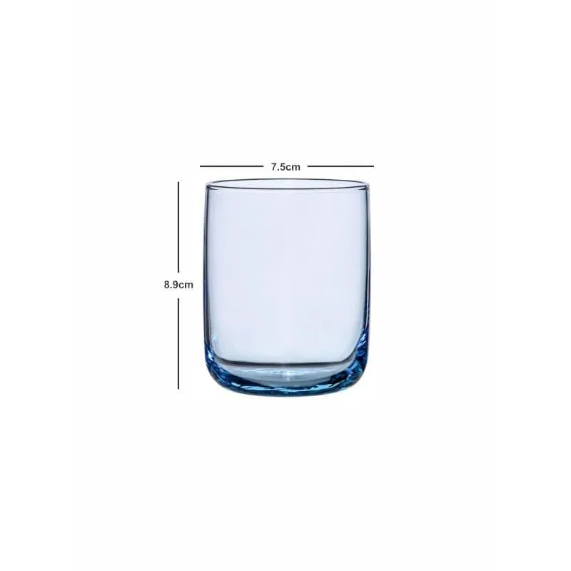 Pasabahce Aspen Whiskey Glass (Skyblue) (280 mL ) - Set Of Six media 7