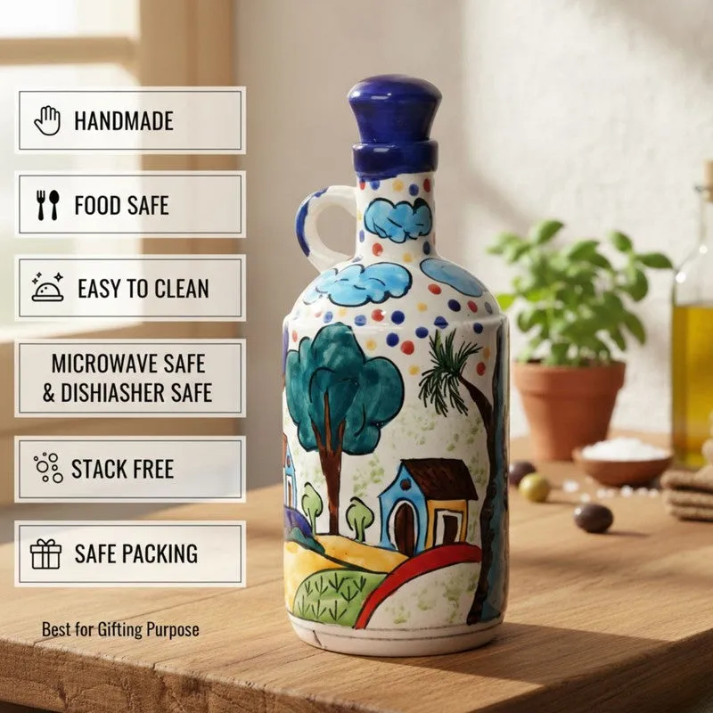 Decorative Ceramic Oil Dispenser - 1000 mL media 10