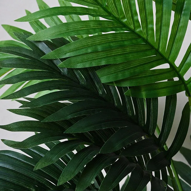 Faux Everlasting Areca Palm Plant With Black Plastic Pot - 82 cm (2.7 ft) media 4