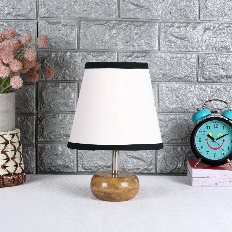 Astrova Fabric Table Lamp - White,Black,Brown media 3