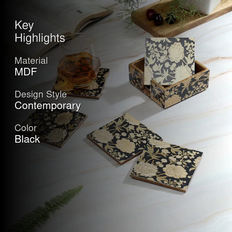 Regal Flora Coaster - Seven Piece Set media 2