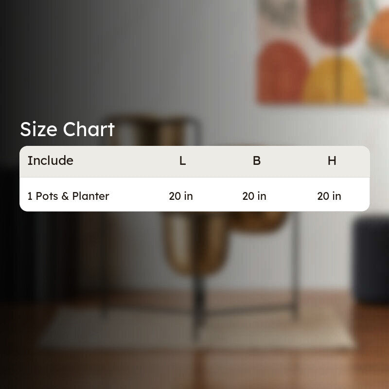 Brazen Gold Nested Planters media 7