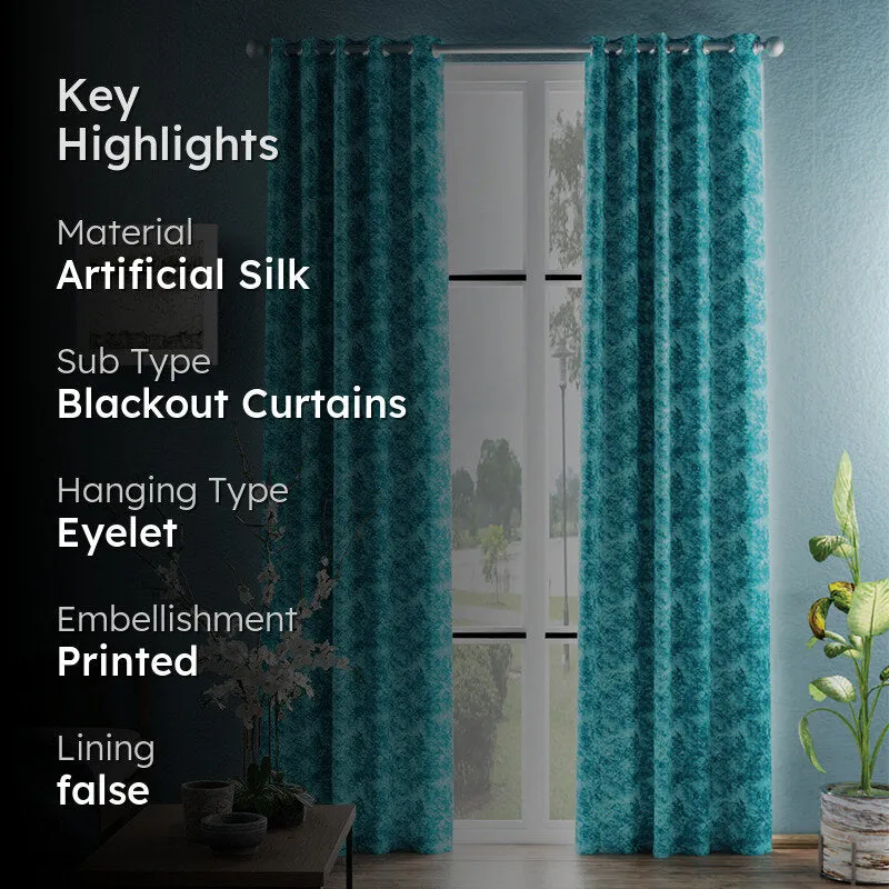 Elio Jaquard Blackout Curtain - Set Of Two media 2